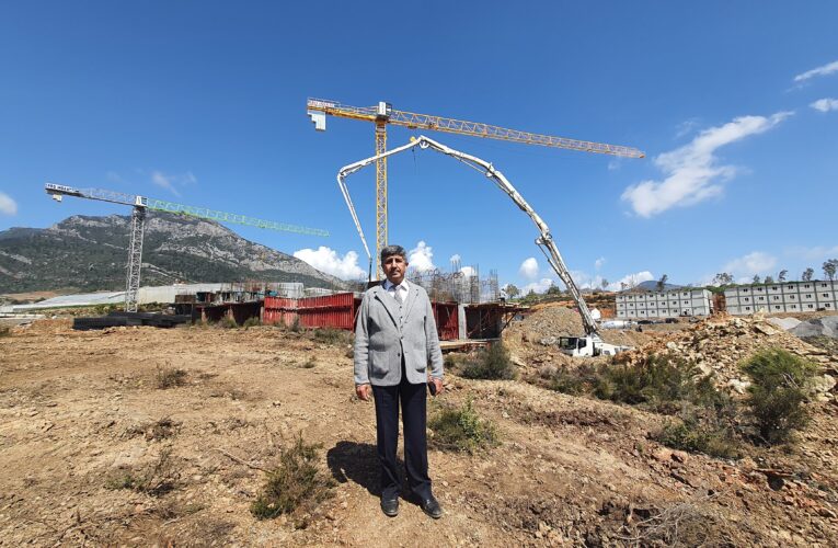 Anamur TOKİ Konutları Bölgesine İnşa Edilecek Yeni Caminin Kıblesi Belirlendi